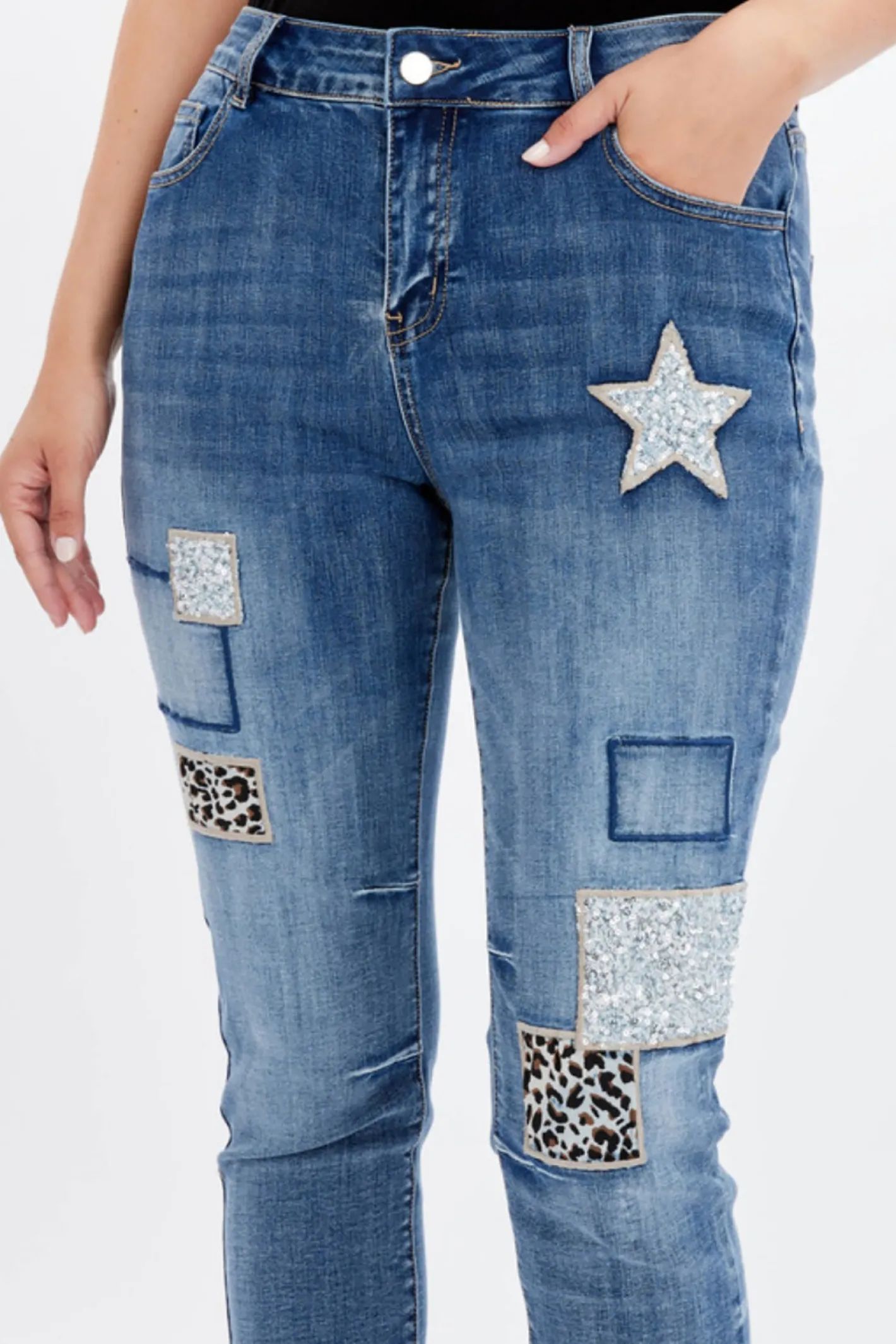 Frank Lyman Jazzed Up Jeans - Denim - FL54 Best