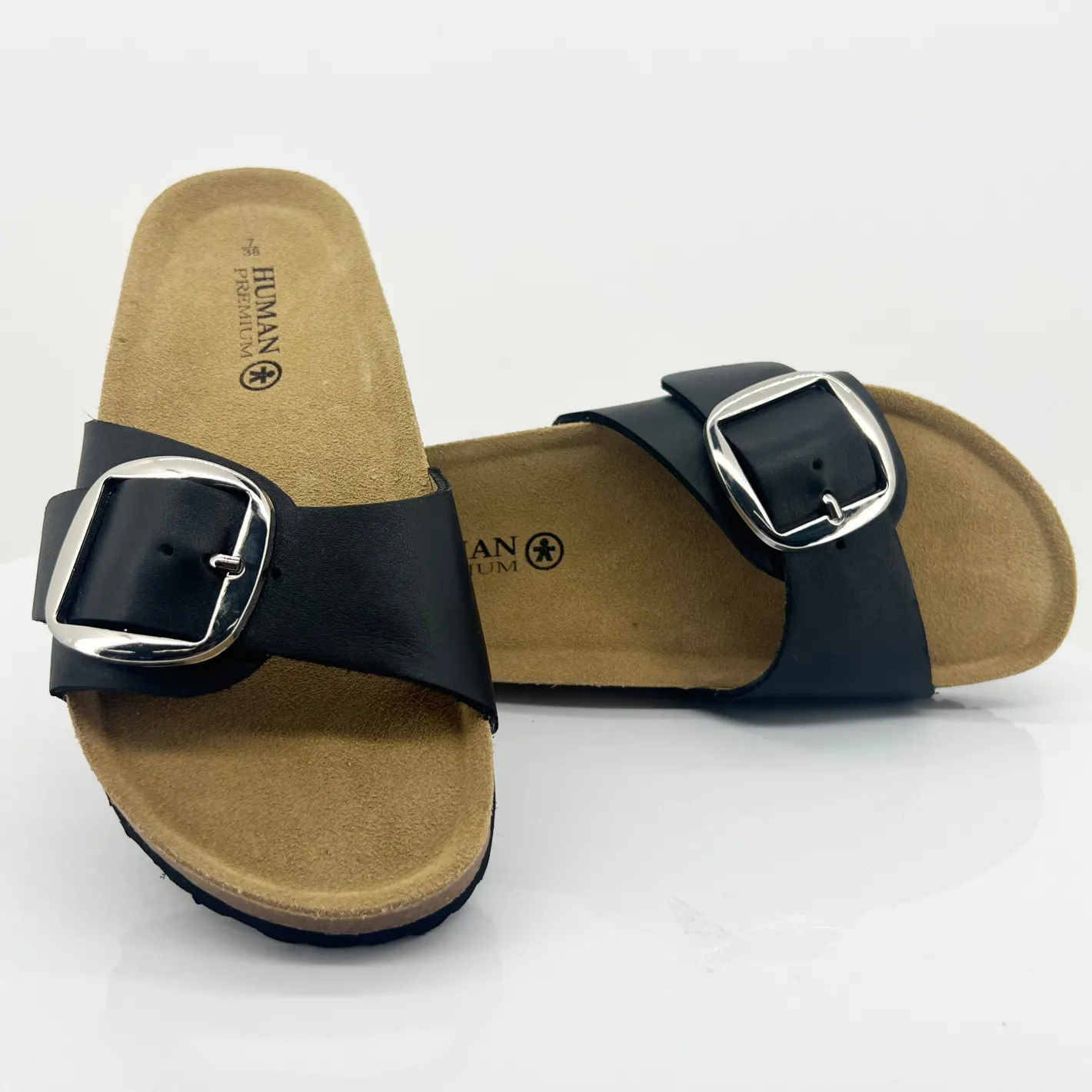 Human Jordan Slides - Black - HS7 Hot
