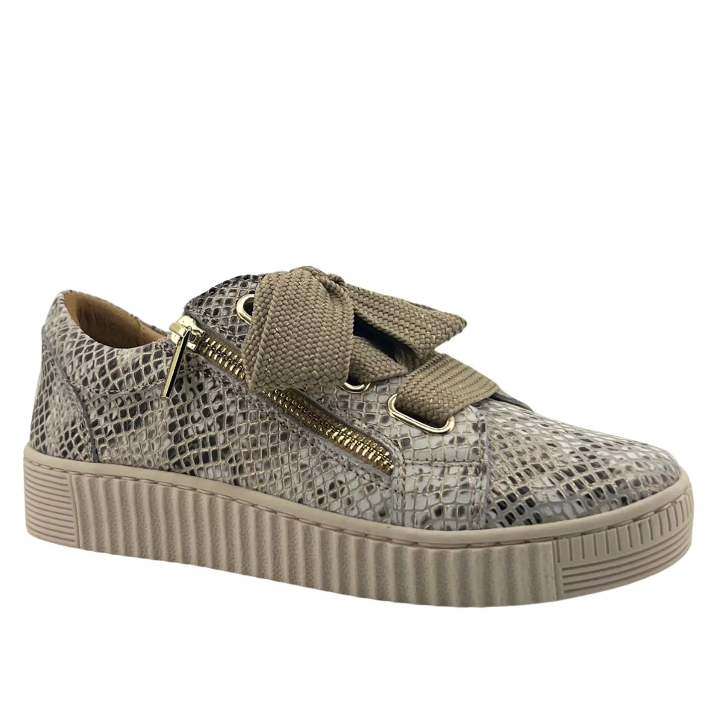 EOS Jovi Champagne Snake Sneaker - ES3 Hot