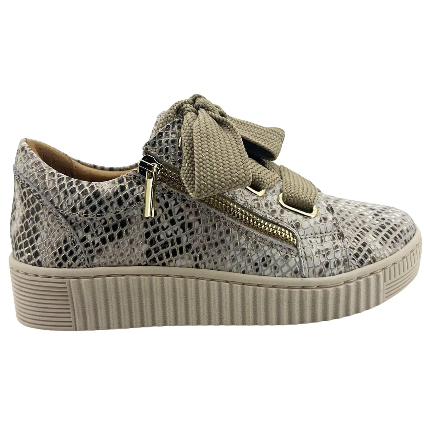 EOS Jovi Champagne Snake Sneaker - ES3 Hot