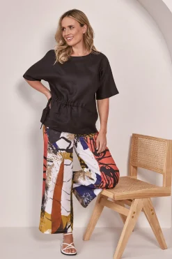 See Saw Kabuki Palazzo Pants - Print - SS45 New