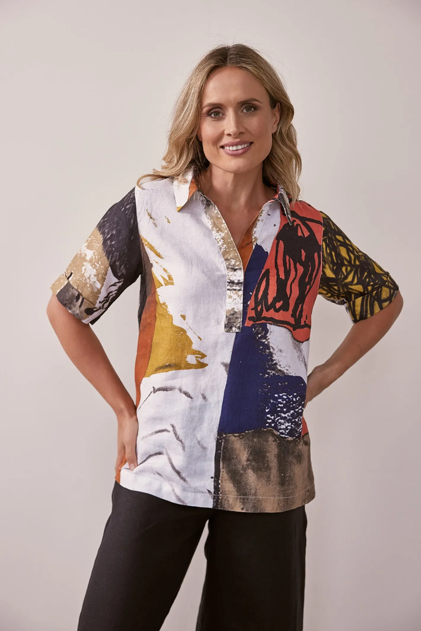 See Saw Kabuki Tunic Top - Print - SS13 Discount