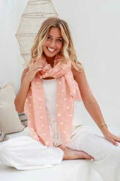 Free Spirit Kennedy Scarf - Apricot Crush - FR7 Clearance