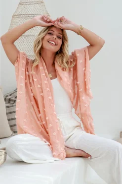 Free Spirit Kennedy Scarf - Apricot Crush - FR7 Clearance