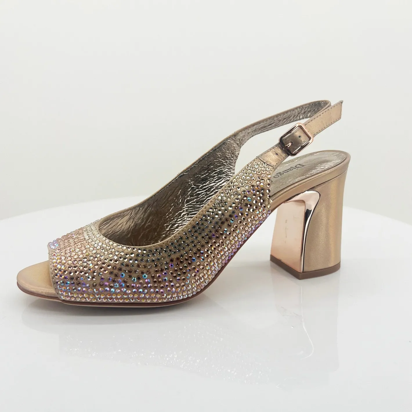 Django & Juliette Kerry Heel - Rose Gold Petrol - DJ6 New