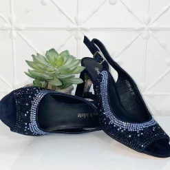 Django & Juliette Kerry Heel - Navy - DJ6 New