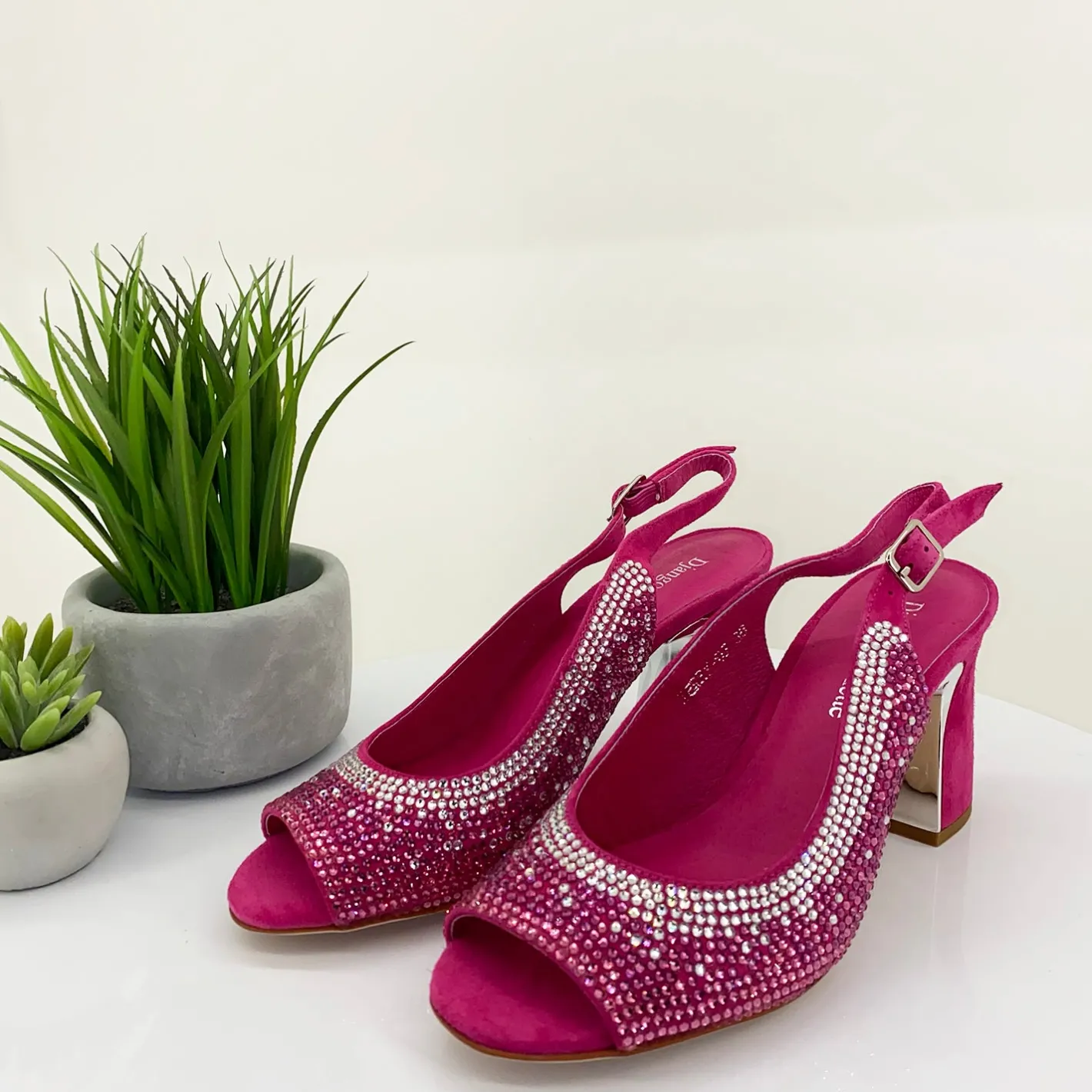 Django & Juliette Kerry Heel - New Fuchsia - DJ6 Discount