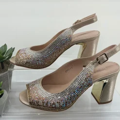 Django & Juliette Kerry Heel - Rose Shimmer - DJ6 Discount