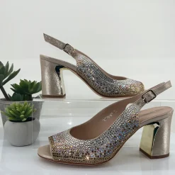 Django & Juliette Kerry Heel - Rose Shimmer - DJ6 Discount