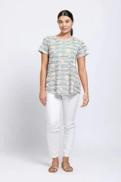 Foil Lou Lou Star Skinny Jean - White -F3 Discount