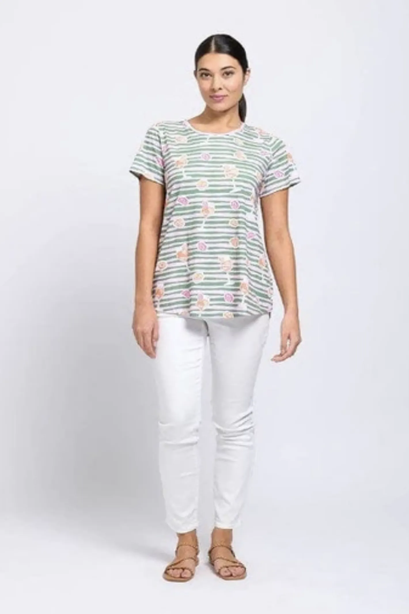 Foil Lou Lou Star Skinny Jean - White -F3 Discount