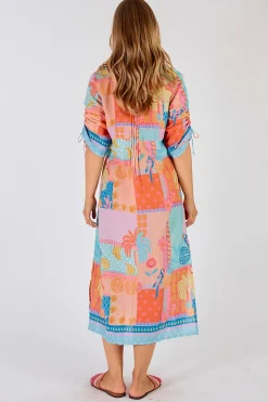 Lula Life Luna Midi Dress - Candy - LL11 Sale