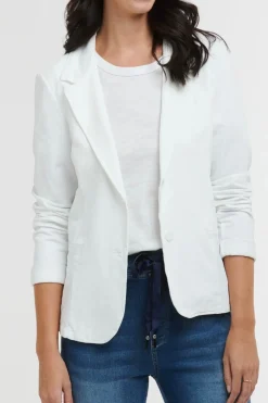 Italian Star Maha White Sequin Jacket - IS42