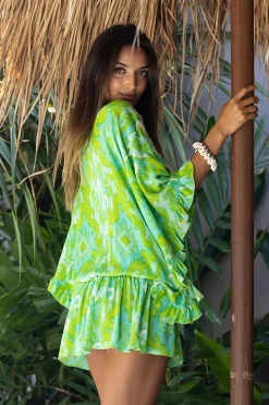 Miss June Mavis Dress - Green Acqua - M31 Online