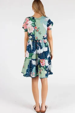 Lula Life Mitzuki Dress - Navy - LL42 Hot