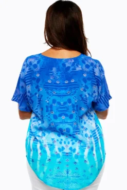 Claire Powell Modal Top - Ocean - CP2 New