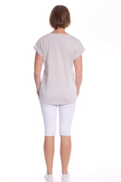 Cafe Latte Natasha Tee - Putty - CL9 Outlet