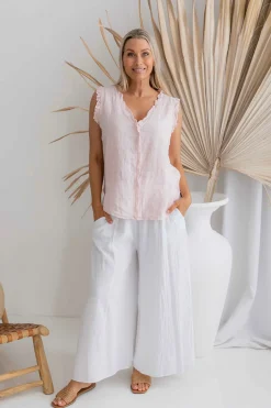 The Italian Cartel Noci Top - Blush - IC36 Clearance