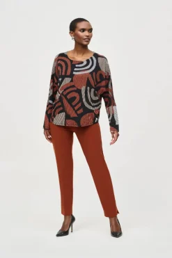 Joseph Ribkoff Norelle Pants - Rust - JR9 Outlet