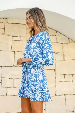 Lily T Nova Dress - Blue - LT1 Clearance