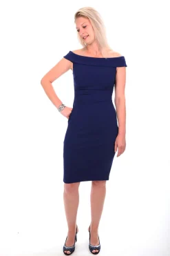 Zaliea Off The Shoulder Cocktail Dress | Midnight | Z2 Discount