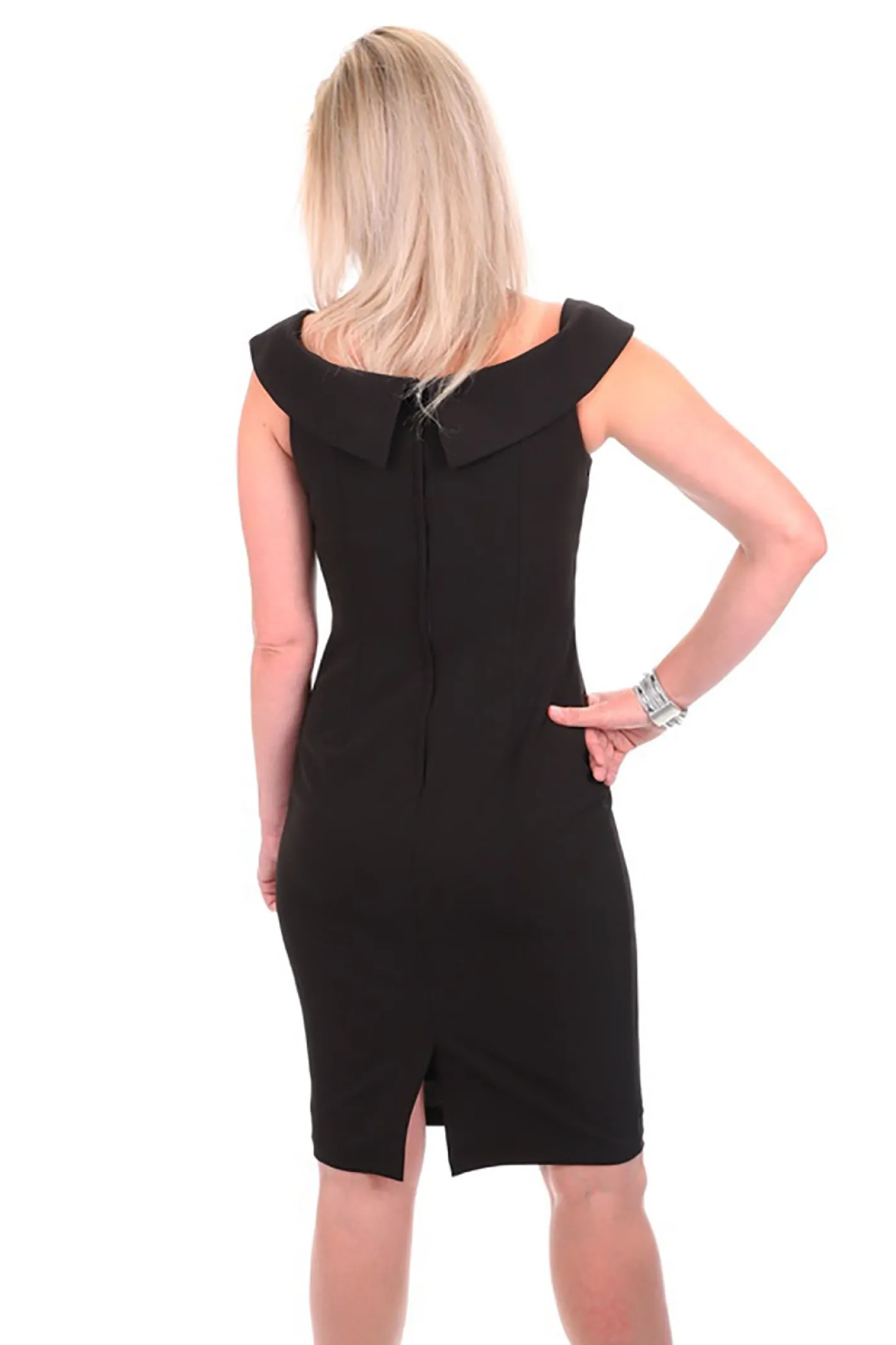 Zaliea Off The Shoulder Cocktail Dress | Black | Z2 Outlet