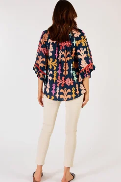 Lula Life Olivia Top - Navy - LL3 Hot