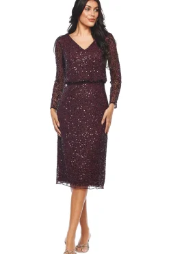 Jesse Harper Olympia Sequin Dress | Claret | JH2 Online