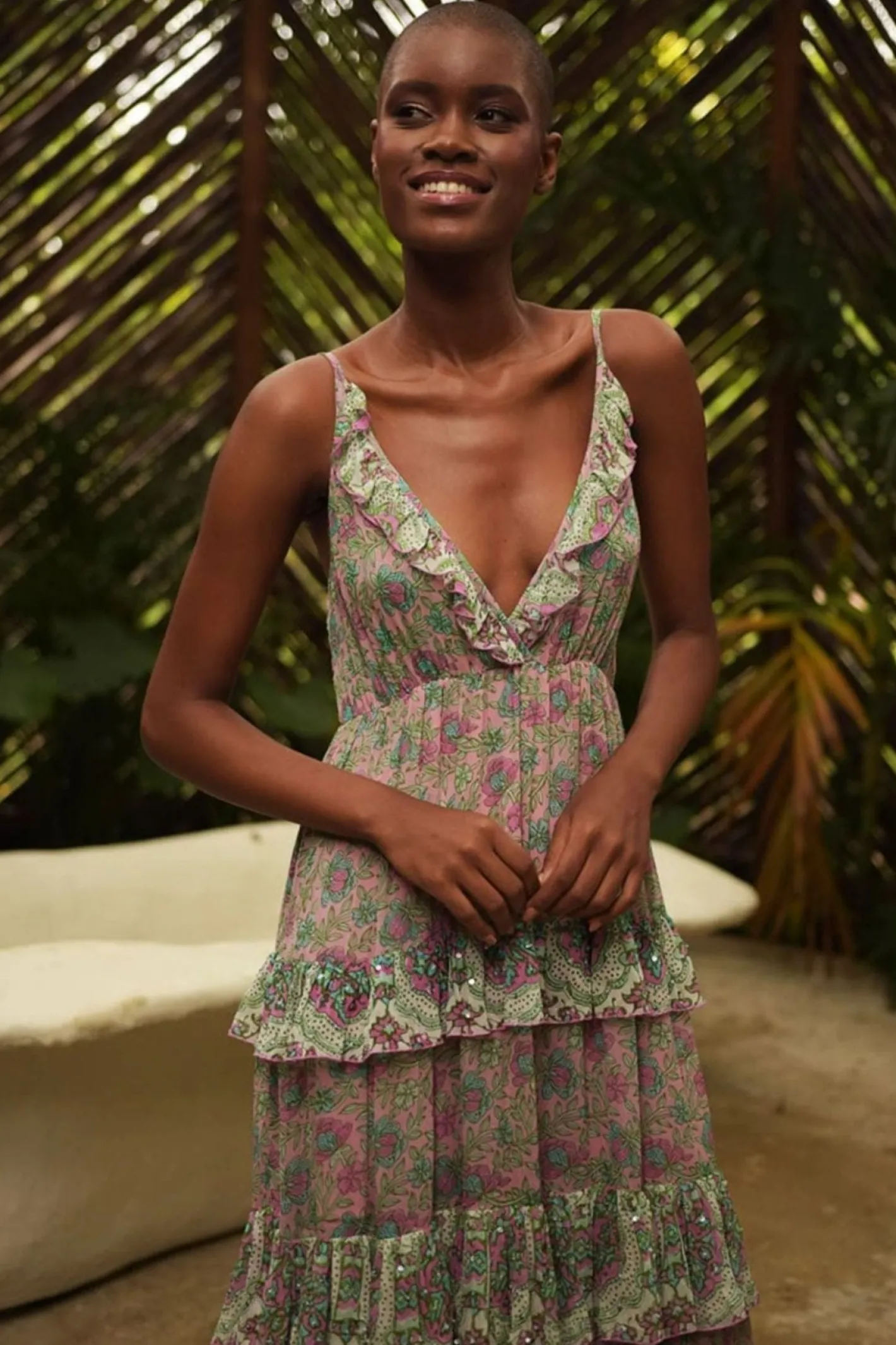 Miss June Pamela Dress - Pink - M24 Best