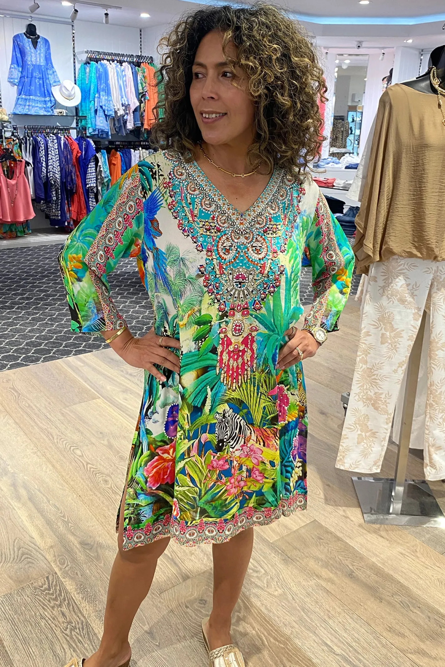 Fashion Spectrum Paradise Tunic Dress - FS3 Discount