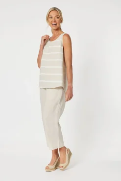 Gordon smith Patio Stripe Tank - Natural - GS12