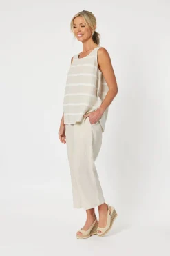 Gordon smith Patio Stripe Tank - Natural - GS12
