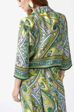 Joseph Ribkoff Printed Top -Vanilla Multi - JR8 New