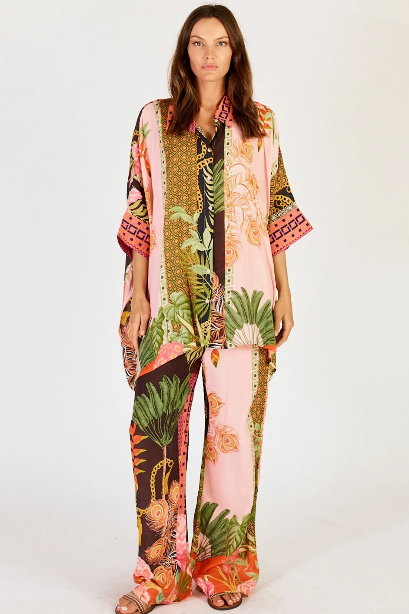 Lula Soul Ravello Pant - Blush - LS14 Clearance