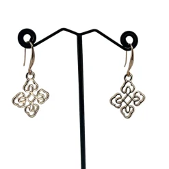 Adorne Roman Filigree Hook Earrings - Rose Gold - AD26 Hot