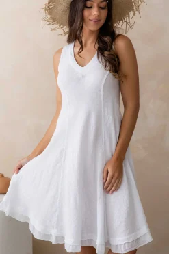 The Italian Cartel Sapri Dress - White - IC49 Hot