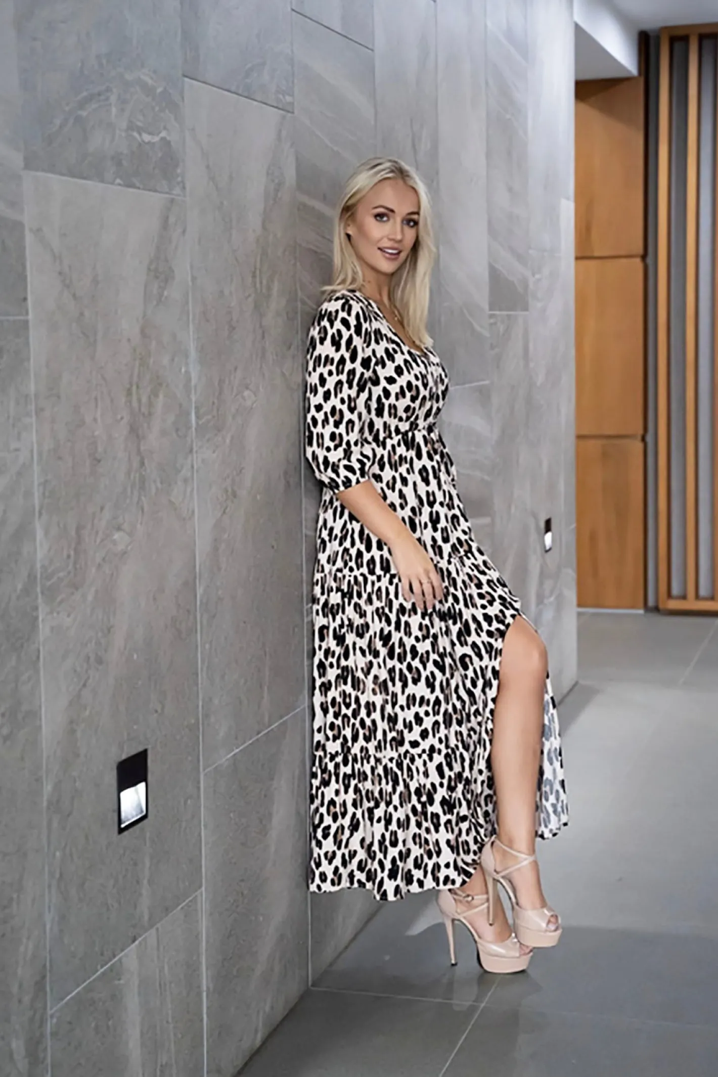 Pizazz Boutique Selma Maxi - Leopard - SO1 Outlet