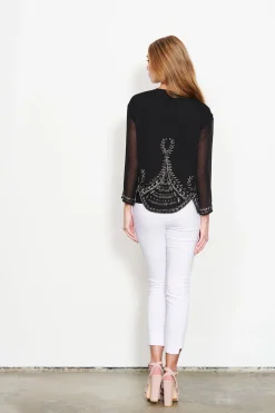 Caju Sheer Sleeve Jacket | CAJ19 Discount