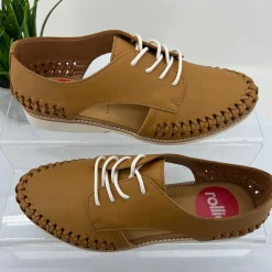 Rollie Sidecut Woven Shoe | Soft Tan | RO9