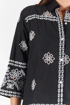Lula Soul St Lucia Shirt - Black - LS11