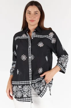 Lula Soul St Lucia Shirt - Black - LS11