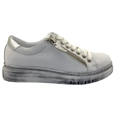 Rilassare Tatter Sneaker - White/Silver - RS3 New