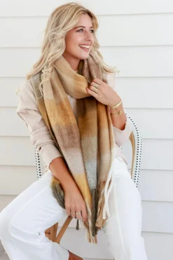 Spice Up Thredbo Scarf - Coffee - SU3 Hot