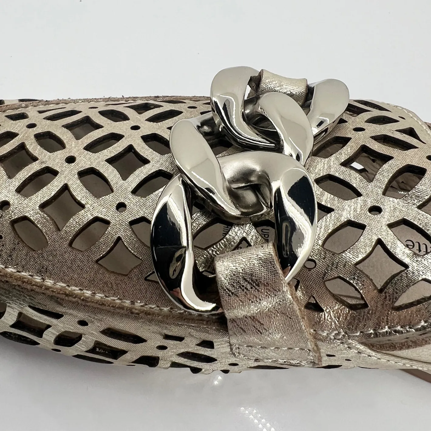 Django & Juliette Vooper Flats - Argento - DJ29 Clearance