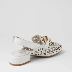 Django & Juliette Vooper Flats - White - DJ29 Best