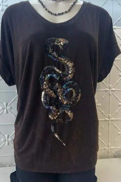 Adine Studio Vyper T-Shirt - Black Hue - AS3 New