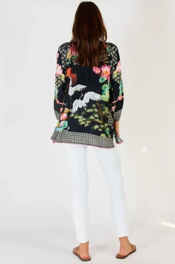 Lula Soul Yoshiko Top - Black - LS5 New